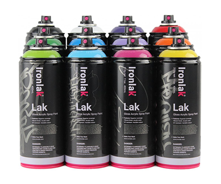 Ironlak set of cans