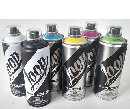 Loop spray paint set