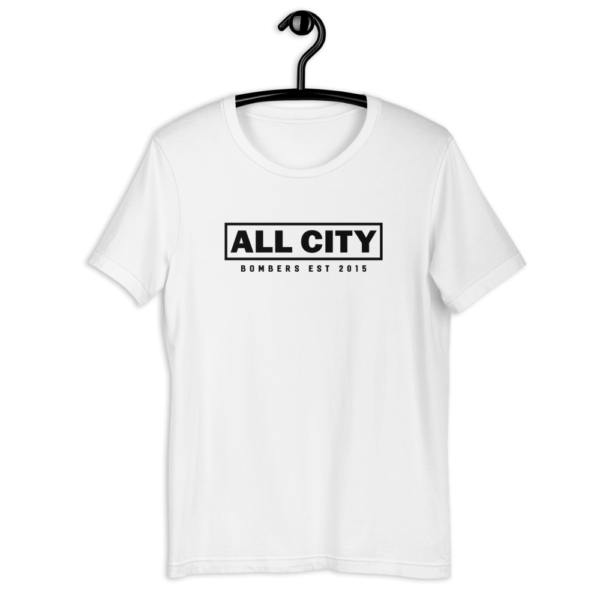 All city tshirt on hanger