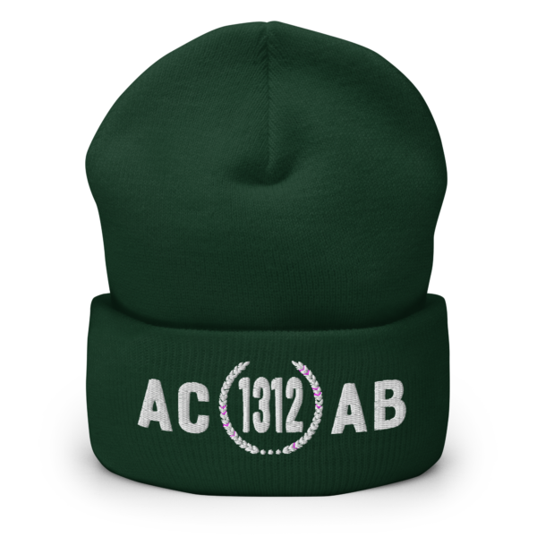 ACAB 1312 - Green Embroidered Beanie