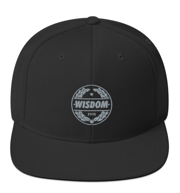 Mockup design of Wisdom 2015 snapback hat
